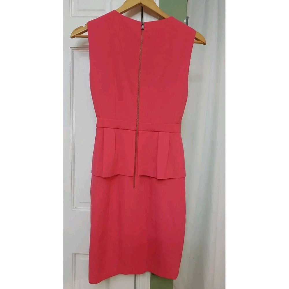 BCBGMAXAZRIA Ashleigh Sleeveless Peplum Dress - Picture 5 of 6